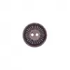 Non communiqué Bouton polyester et bois 2 trous 23mm - Prym(...) - Bleu Fonce