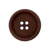 Prym Boutons de chemise en Corozo 4 trous 20mm X3 - Brun Fonce marron ...