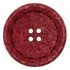 Boutons Coton et Polyester recyclé 4 trous 20mm X3 - Prym Bordeaux Rou...