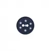 Boutons étoiles polyester 2 trous 12mm X3 - Prym Marine Bleu - Marine ...