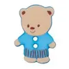 Non communiqué Boutons Ourson blanc 15mm X 3 - Union Knopf(...) - Bleu