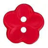 Non communiqué Boutons Fleurs Blanches 12 mm X 4 - Union Knopf(...) - Rouge