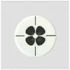 Non communiqué Bouton fleur en polyester 4 trous 18mm - Prym(...) - 12 Blanc