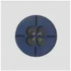 Bouton fleur en polyester 4 trous 18mm - Prym 68 Bleu marine - 68 Bleu...