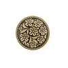 Non communiqué Bouton métal motif floraux 23mm à queue - Prym(...) - Gris Fonce