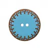 Non communiqué Bouton graphique 2 trous 23 à 28mm - Prym(...) - 28 Bleu ciel