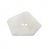 Non communiqué Bouton en forme de pentagone 2 trous 40mm - Prym(...) - Blanc