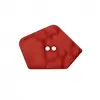 Bouton en forme de pentagone 2 trous 40mm - Prym Rouille Rouge - Rouil...