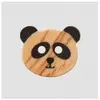 Bouton en bois 2 trous Prym   Ø 15 mm   Motif animaux sauvages en bois...