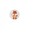 Bouton animaux polyester 2 trous 12mm - Prym Ours Multicolore - Ours M...