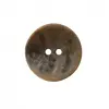 Bouton métal ondulé 2 trous 15 à 20mm - Prym 15 Laiton vieilli - 15 La...