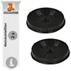 Drehflex lot de 2 filtres à charbon actif compatibles avec diverses ho...