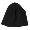 Doublure polaire bonnet à tricoter/crocheter NOIR 2 tailles - 50-54 Cm...