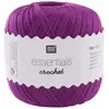Rico Design Essentiels Crochet Violet, 100% Coton, 7.5 x 7.5 X 8 CM