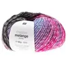 Pelote de laine à tricoter CREATIVE MELANGE CHUNKY - 061 Lilas-pink - ...