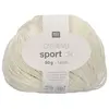 Non communiqué Coton à tricoter CREATIVE SPORT DK - Rico Design(...) - 01 Ecru