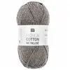 Fil à tricoter FASHION COTTON MÉTALLISÉ DK - Rico Design 05 Gris - 05 ...