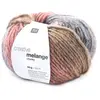 Pelote de laine à tricoter CREATIVE MELANGE CHUNKY - 054 Gris-rose - 0...
