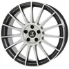 Jante alu 19 pouces ITWHEELS Sofia 5x108 8J ET45, Farbe Matt Schwarz Poliert