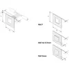 Hera Applique encastrable LED Wall F, noir, 7,5 x 7,5 cm, tôle