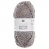 Fil à tricoter FASHION COTTON MÉTALLISÉ DK - Rico Design 20 Gris - 20 ...