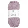 Fil à tricoter FASHION COTTON MÉTALLISÉ DK - Rico Design 25 Violet - 2...