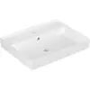 Villeroy & Boch Collaro lavabo, 1 trou pour robinet, avec trop-plein, dessous poncé, 600x470mm, 4A336GR1