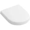 Villeroy & Boch Subway 2.0 Abattant WC avec couvercle, Compact, blanc alpin 9M69Q101