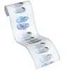 Frise Imprimée - HOME MAISON - Farandole de Chaussons - Bleu - 5 x 0,13 m - Papier peint