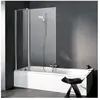 Kermi Pega Pare-baignoire, mobile, PEDTL11015VAK, PEDTL