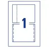 Avery Zweckform C32250-25 Jaquettes CD 25 feuilles Carte microperforé...