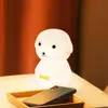 FH Lighting Lampe de chevet LED à accu Puppy, chien, blanc, RVB, inten...