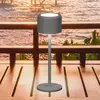 FH Lighting Lampe à poser LED rechargeable Juna, gris sable Hauteur 25...