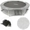relaxdays Cadre Trampoline Protection Filet de sécurité pour Le Sol Ac...