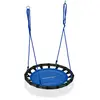 Relaxdays Balançoire nid d'oiseau rond 80 cm à suspendre panier enfant...