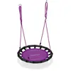 Relaxdays Balançoire Ronde Suspendue, Lilas