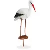 Relaxdays Statue De Jardin Cigogne Statue D?Étang Annonce De Naissance Animal Décoration