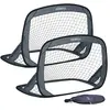 RELAXDAYS But de foot pop up en lot de 2, cage pliable pour le jardin, avec sac de transport, hxlxp : 78x121x80 cm, gris