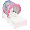 Relaxdays Tente pour Enfant, système « Pop up », pour Le lit de Votre Bout de Chou, Licornes, LP 220x79 cm, Multicolore