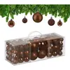 Relaxdays Boule de Noël, lot Pratique de 76, en Plastique, pour décore...