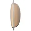 TOOY lampe murale applique THULA 562.41 (Cuir beige et beige - Cuir et...