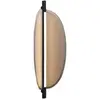 TOOY lampe murale applique THULA 562.41 (Cuir beige et noir sable - Cu...