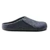 Birkenstock Zermatt Standard FE - Sandales Dark Blue 35 - Étroit