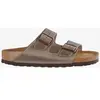 Sandales Birkenstock Arizona Waxy Leather Marron 37 Étroit 552813