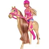 Smoby Steffi Love - Adorable Cheval avec cavalière  et Accessoires
