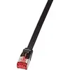 Cordon de raccordement CAT 6a LogiLink SlimLine 2m U/FTP PiMF noir