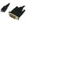 LogiLink - Câble adaptateur - liaison simple - DVI-D mâle pour 19 pin mini HDMI Type C mâle - 2 m