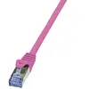 2direct LogiLink PrimeLine Câble réseau Cat6A S/FTP AWG26 PIMF LSZH 10 m Rose