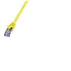 LogiLink PrimeLine Câble réseau Cat6A S/FTP AWG26 PIMF LSZH 3 m Jaune