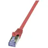 LogiLink PrimeLine Câble réseau Cat6A S/FTP AWG26 PIMF LSZH 2 m Rouge